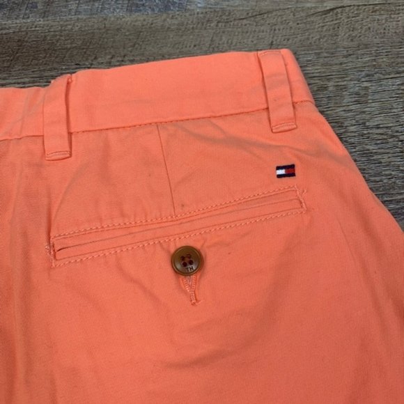 Tommy Hilfiger Mens Classic Fit Shorts 30 Orange - Picture 5 of 6